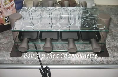 Raclette transparente new design cadeau pour noël 