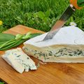 Brie farci au mascarpone et à l'ail des ours