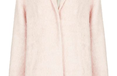 Choix de manteaux couleur rose pale : entre 100 et 400€