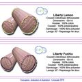 Collection de Coussins : Liberty Lemon et Fushia