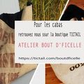 BOUT D'FICELLE - L'ATELIER DEMENAGE - SACS & CABAS TOUJOURS AU RDV