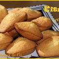 Madeleines au citron