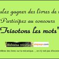 Tricoter les mots - concours Mélusine Tricote