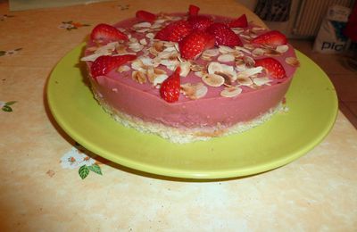 Bavarois aux fraises