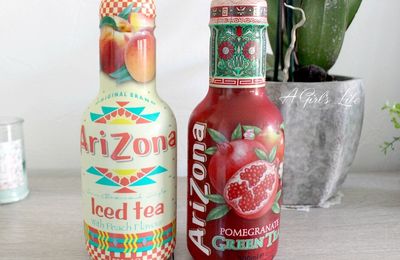 ARIZONA et ses jolies bouteilles de thé .