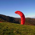 Parapente op een stralende zaterdagmorgen