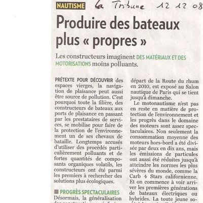 La Tribune 12 Décembre 2009