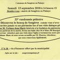 33 eme randonnée pédestre à Sougères en Puisaye