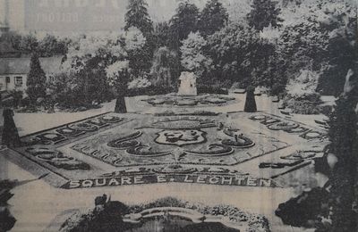 Square Émile Lechten (ex. Jean Jaurès) le millésime 1964 en mosaïculture ?