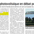 Projet d'un parc photovoltaïque colossal