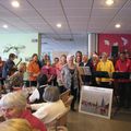 Le Groupe de Chant aux " Fleurs Salines " le 27 Mars 2013 pour l'anniversaire de Madame DUBERNET