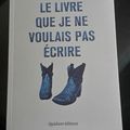 « Le livre que je ne voulais pas écrire » d’Erwan Larher