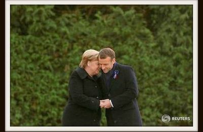 Merkel et Macron à Rethondes pour une cérémonie très symbolique   