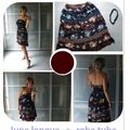 Voir sa garde robe autrement ... raccourcir et customiser une robe par exemple !