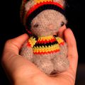 SC 211 : Be happy with Rasta Kittybear ! Crochet amigurumi