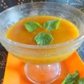 GAZPACHO d'ABRICOTS AU MUSCAT ET VANILLE