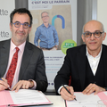 Signature d'un partenariat entre Hachette Livre et l’association Nos quartiers ont des talents