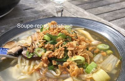 Soupe-repas asiatique