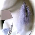 Boucles d'oreilles plumes