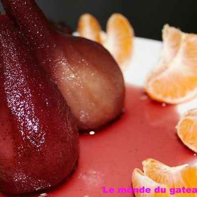 Pessah: Poires aux vin