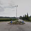 Rond-point à Maurs