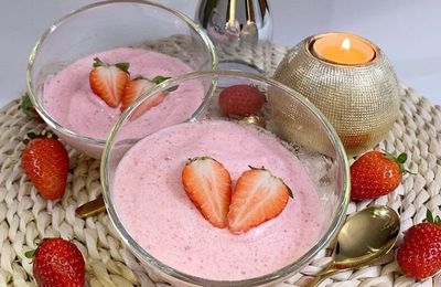 〰️🍓 Mousse à la fraise 🍓〰️