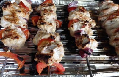 brochettes de dinde Tandoori