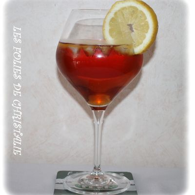 Spritz martini rouge