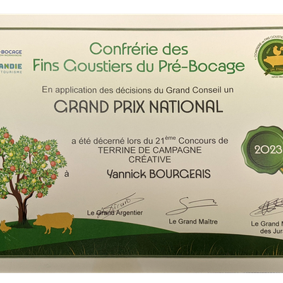 La P'tite Boucherie de Yannick Bourgeais, de nouvelles récompenses en 2023.