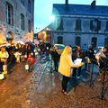 LA PLUIE NE REBUTE PAS LES MUSICIENS DE L’HARMONIE.