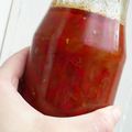 Confiture de tomates pimentées