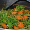 Poêlée de légumes, mélange gourmand et Soypilav 