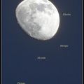 Lune occultant les Pléiades 
