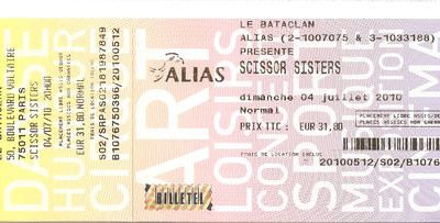 [ Scissor Sisters | Concert au Bataclan le 4 juillet [ Places en vente ] 