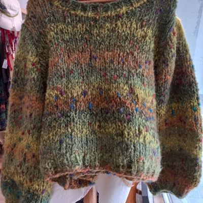 Nouveau kit de pull à base de Pouffe Louisa Harding