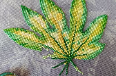 Broderies printanières de ce mois de Mars