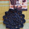 #Crochet : Le dessous de plat fleur - Super Chouette Pluie d'été (CK56)