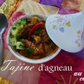 Tajine de Curry d'Agneau