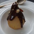 POIRE Pochées aux Epices en Robe de Chocolat