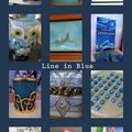 Line in Blue