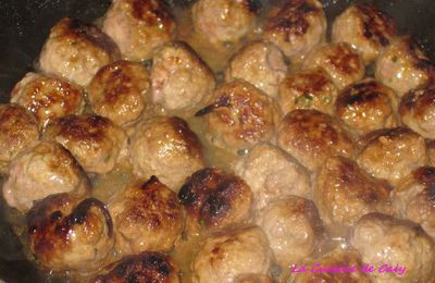 Curry de boulettes de boeuf et ses pois chiches