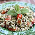 Taboulé de quinoa à la menthe et au persil {recette} #IgBas #Vegan