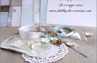 Kit "shabby green door" boutique Shabby chic créations