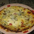 clafoutis roquefort tomates cerises