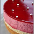 Entremets framboise & vanille