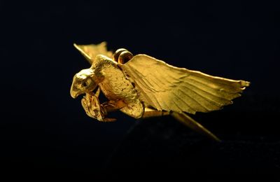 Rare fibule en or, Art romain, Ier-IIème siècle