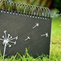 Dandelion - Carnet pissenlit en fil [DIY]