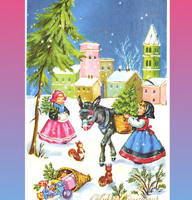 CARTE ANCIENNE DE NOUVEL AN