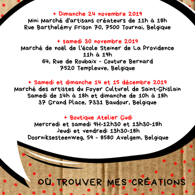 Envie de découvrir mon univers ou d'acheter une de mes créations ?