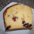 Mon cake aux cranberries et amandes..